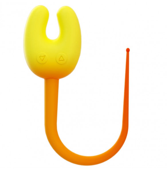 MizzZee - U-Shape Breast Clitoral Vibrator (Chargeable - Yellow)